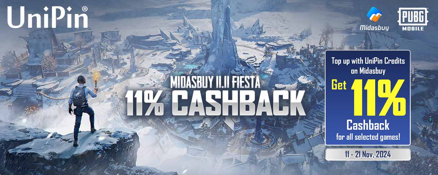 Feel The Wintry Cold With PUBGM On 11% Cashback On Midasbuy Games! (MY)